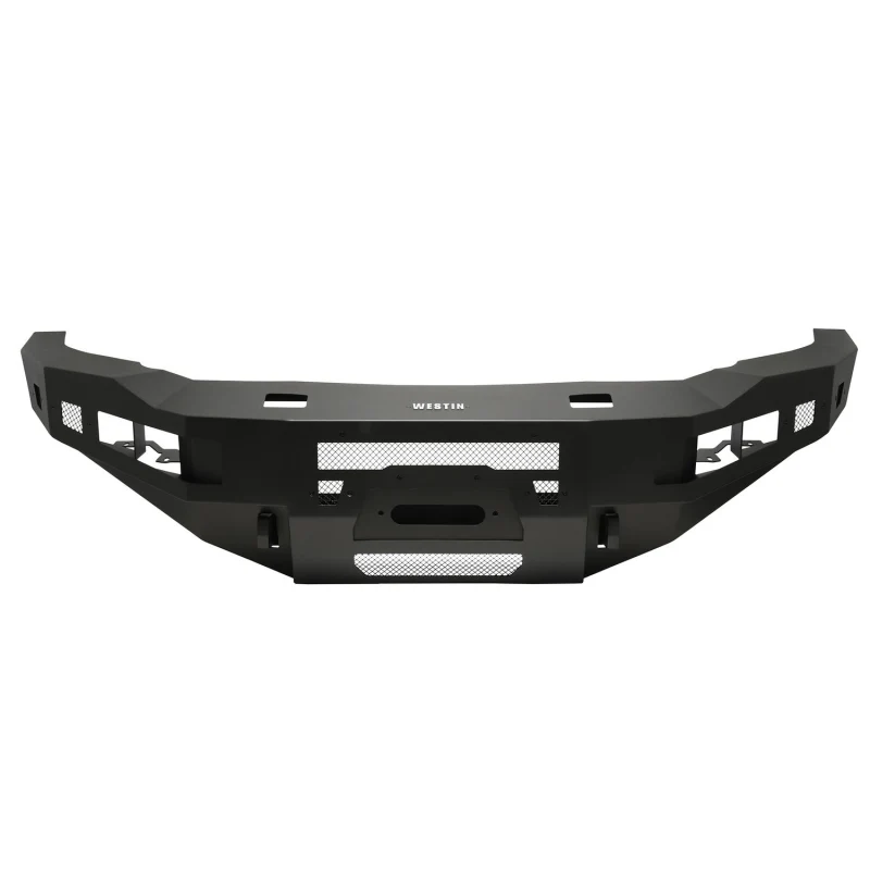 Westin Pro-Series Winch Mount Front Bumper Textured Black Steel Model 58-411195 - Image 3