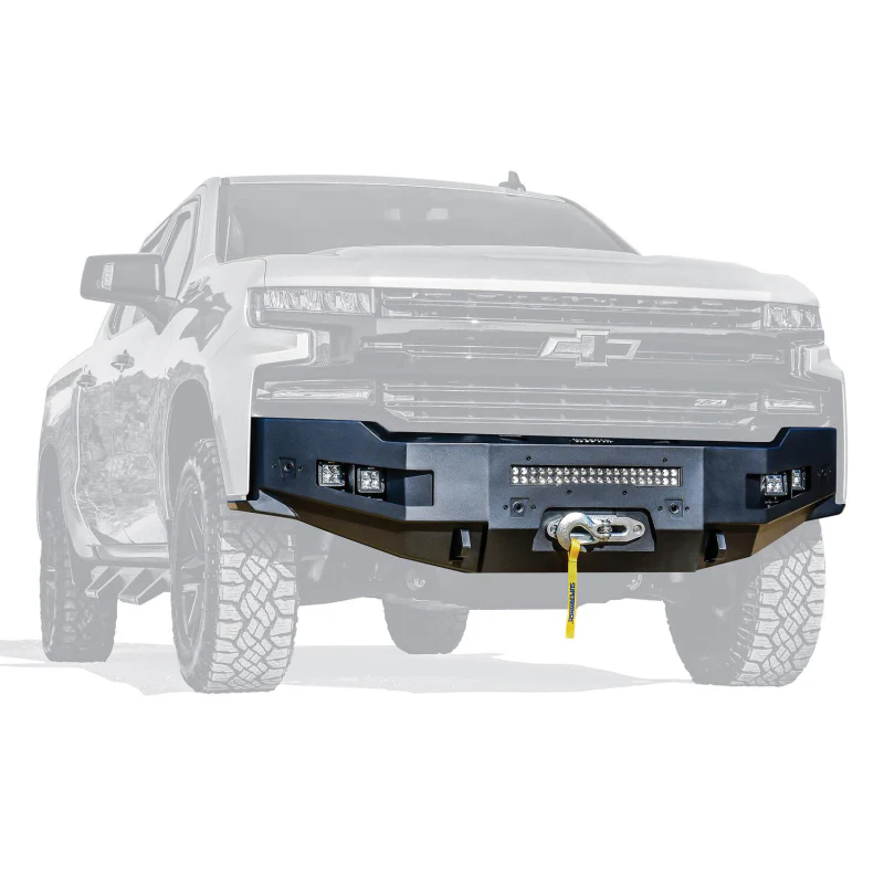 Westin Pro-Series Winch Mount Front Bumper Textured Black Steel Model 58-411215 - Image 5