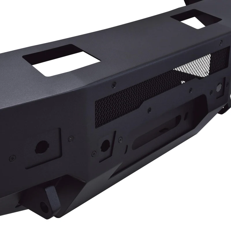 Westin Pro-Series Winch Mount Front Bumper Textured Black Steel Model 58-411225 - Image 4