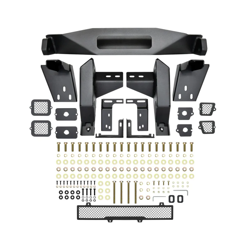 Westin Pro-Series Winch Mount Front Bumper Textured Black Steel Model 58-411225 - Image 5