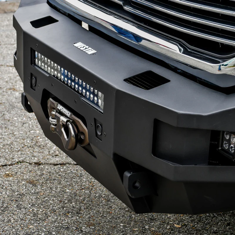 Westin Pro-Series Winch Mount Front Bumper Textured Black Steel Model 58-411235 - Image 8