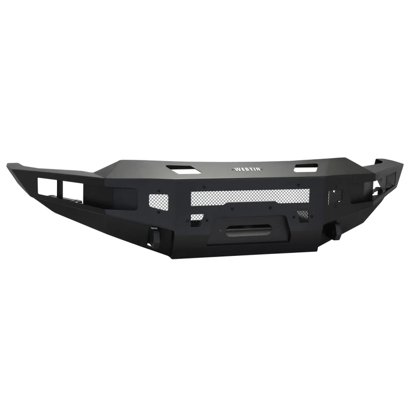 Westin Pro-Series Winch Mount Front Bumper Textured Black Steel Model 58-411245 - Image 2