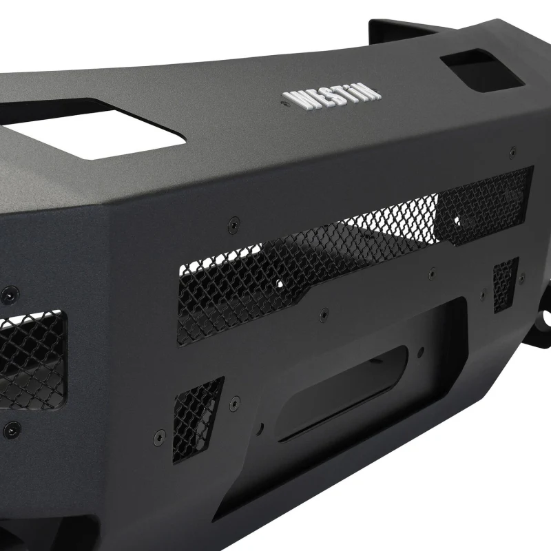 Westin Pro-Series Winch Mount Front Bumper Textured Black Steel Model 58-411245 - Image 9
