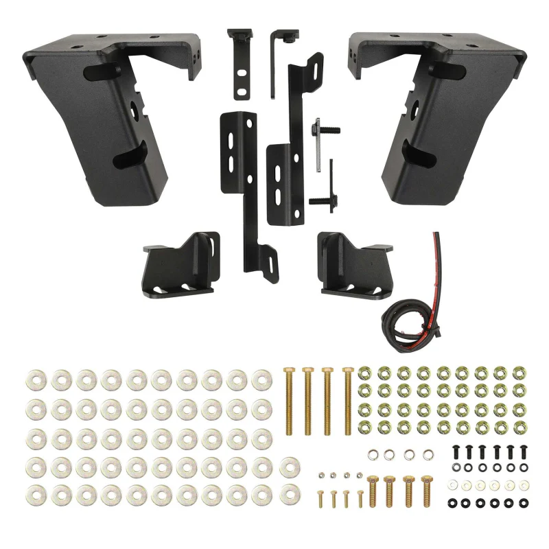 Westin Pro-Series Winch Mount Front Bumper Textured Black Steel Model 58-411285 - Image 12
