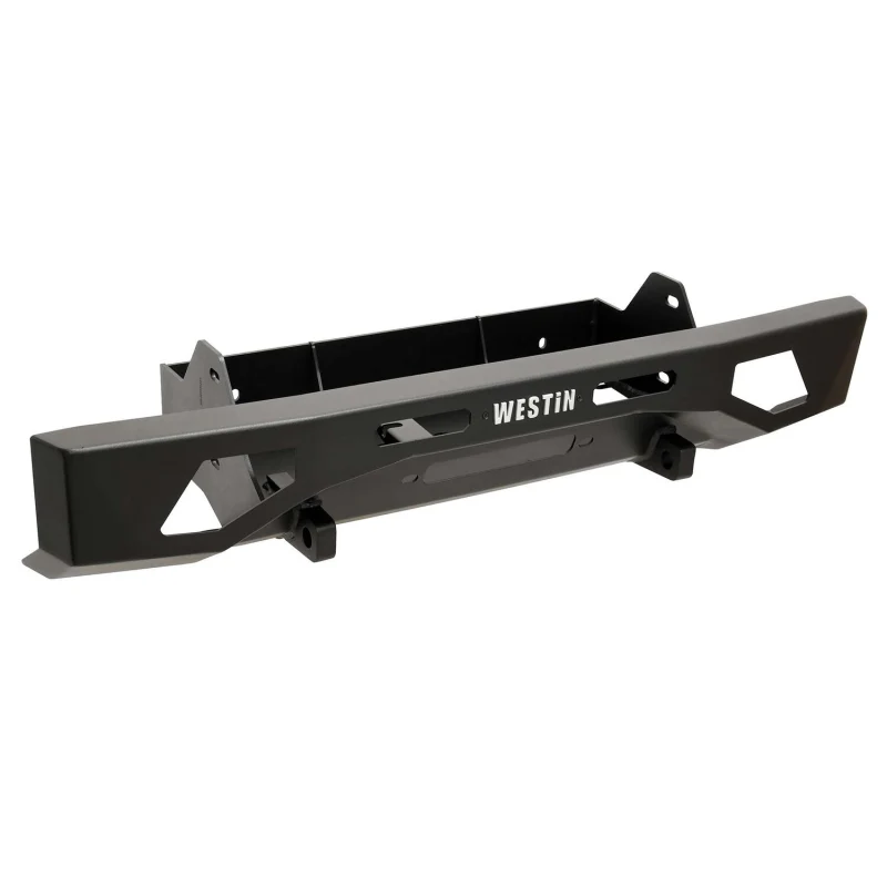 Westin Pro-Series Winch Mount Front Bumper Textured Black Steel Model 58-411285 - Image 2