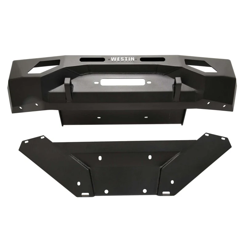 Westin Pro-Series Winch Mount Front Bumper Textured Black Steel Model 58-411285 - Image 9