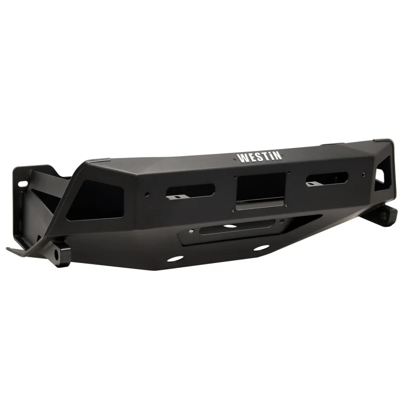 Westin Pro-Series Winch Mount Front Bumper Textured Black Steel Model 58-411295 - Image 2