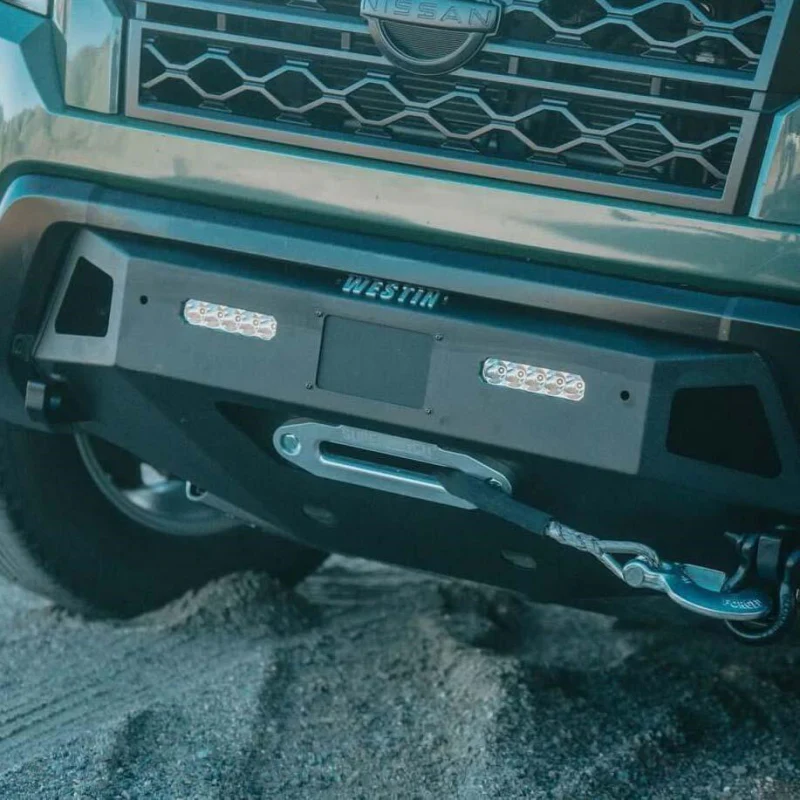 Westin Pro-Series Winch Mount Front Bumper Textured Black Steel Model 58-411295 - Image 6