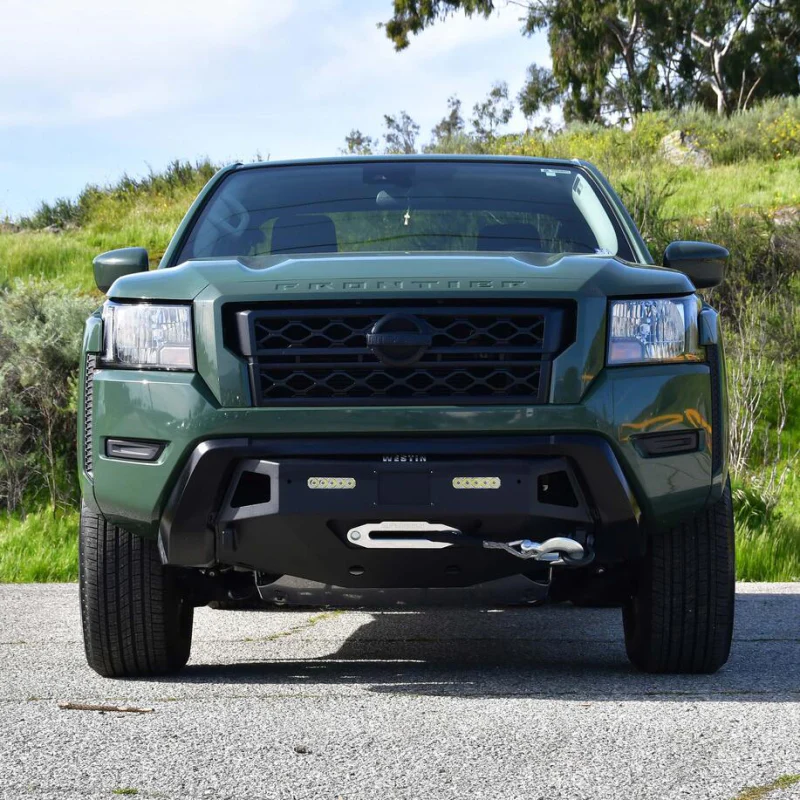 Westin Pro-Series Winch Mount Front Bumper Textured Black Steel Model 58-411295 - Image 7