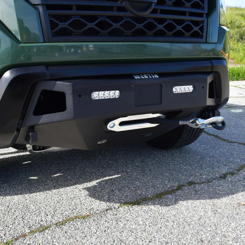 Westin Pro-Series Winch Mount Front Bumper Textured Black Steel Model 58-411295 - Image 9