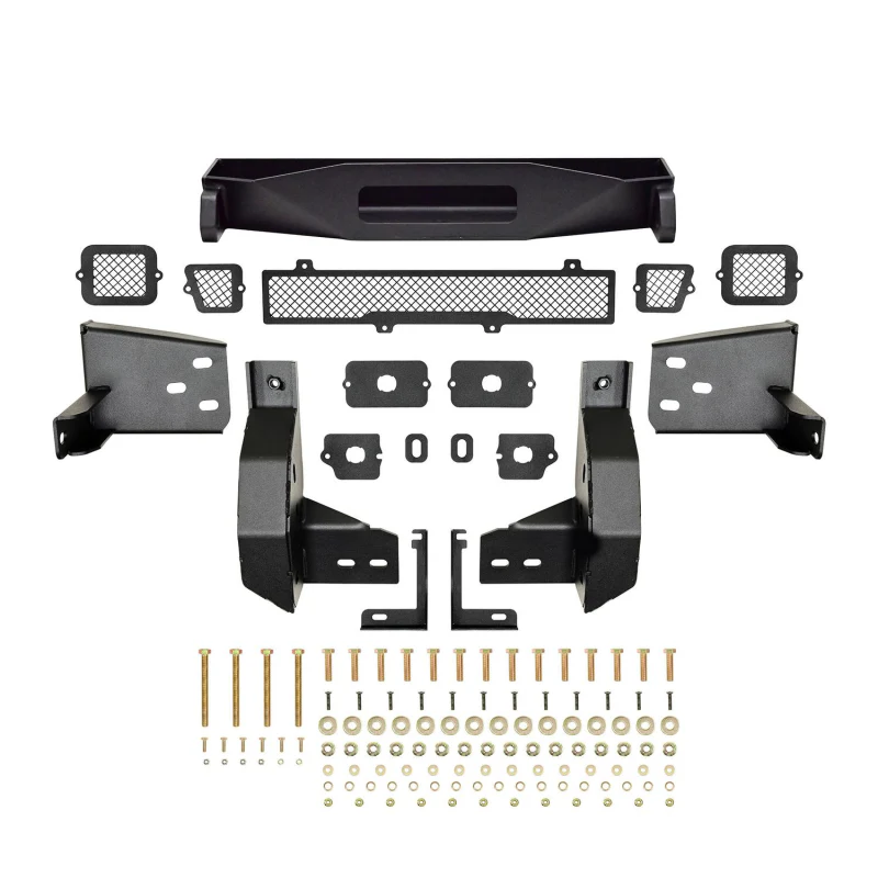 Westin Pro-Series Winch Mount Front Bumper Textured Black Steel Model 58-414215 - Image 13