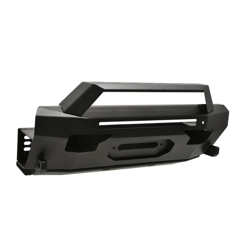 Westin Pro-Series Winch Mount Front Bumper With Angular Bull Bar Textured Black Model 58-411155ABK - Image 2