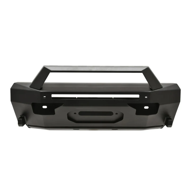 Westin Pro-Series Winch Mount Front Bumper With Angular Bull Bar Textured Black Model 58-411155ABK - Image 3