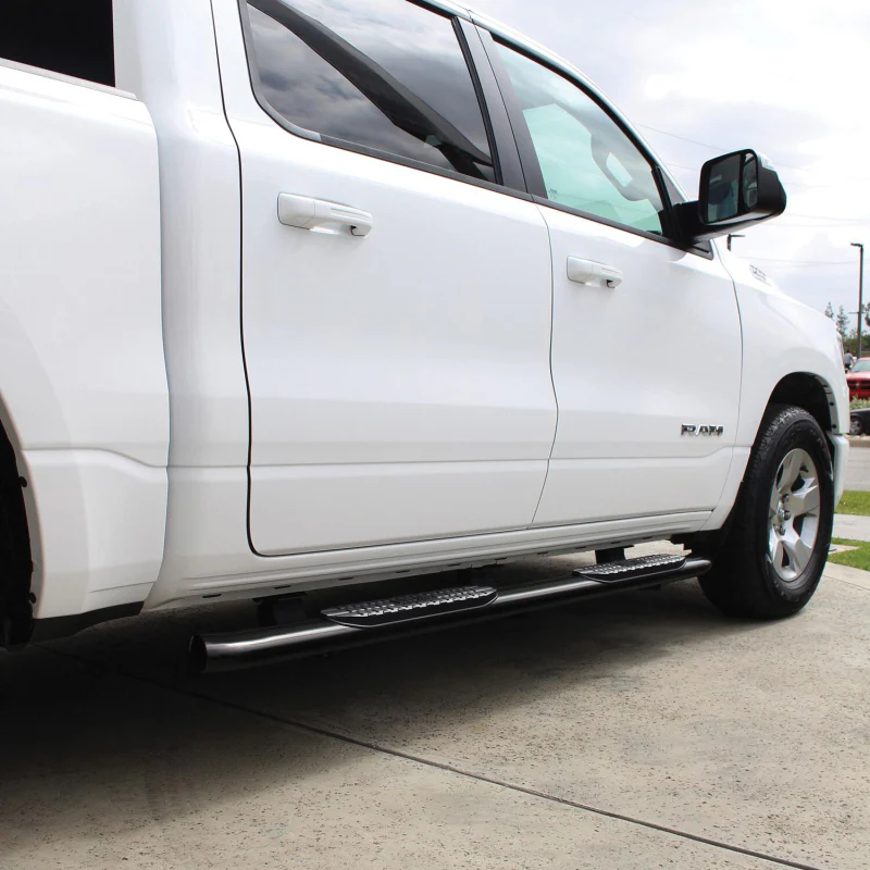 Westin PRO TRAXX 4 Oval Step Nerf Bars Black Steel For Quad Cab Model 21-24095 - Image 3