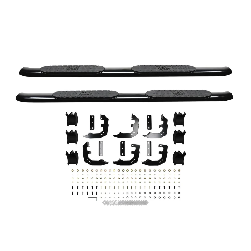 Westin PRO TRAXX 4 Oval Step Nerf Bars Black Steel For Quad Cab Model 21-24095 - Image 5