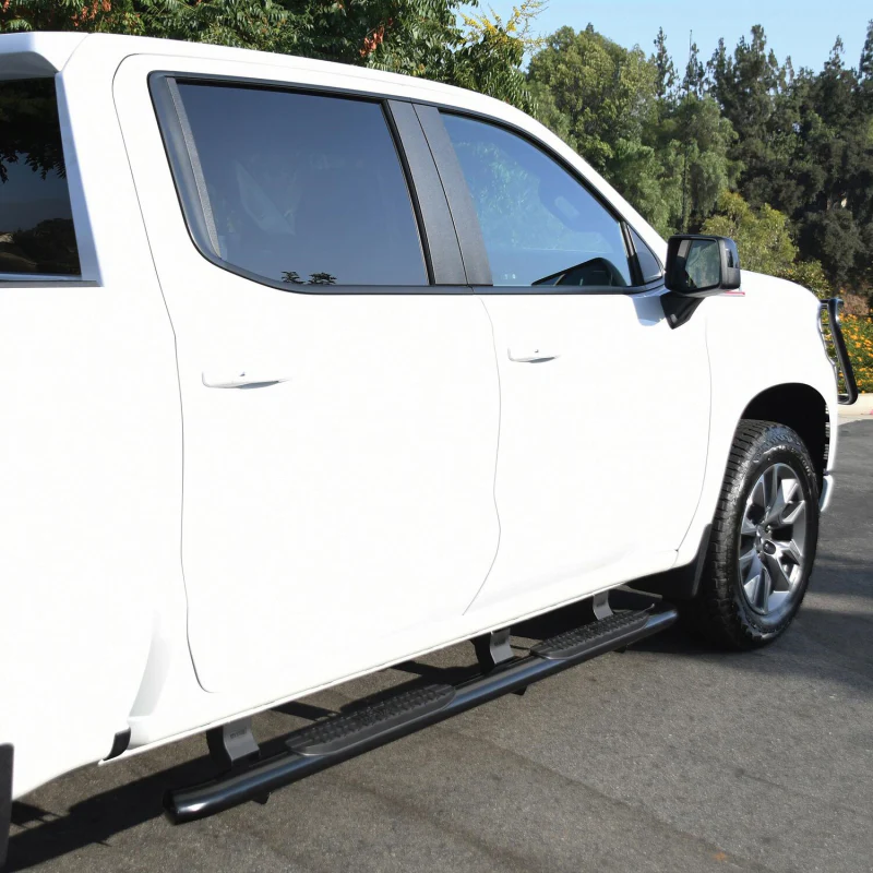 Westin PRO TRAXX 4 Oval Step Nerf Bars Black Steel Model 21-24135 - Image 4