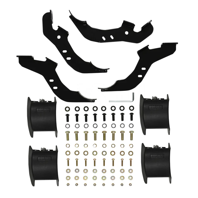Westin PRO TRAXX 4 Oval Step Nerf Bars Polished Stainless Steel For 2-Door Bronco Model 21-24180
