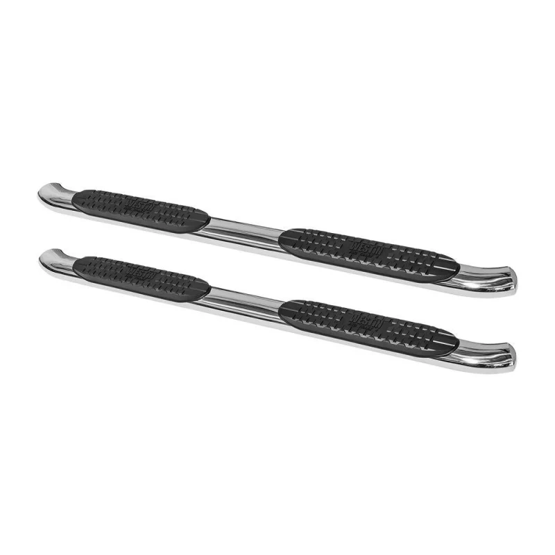 Westin PRO TRAXX 4 Oval Step Nerf Bars Polished Stainless Steel For Super Crew Cab Model 21-23520