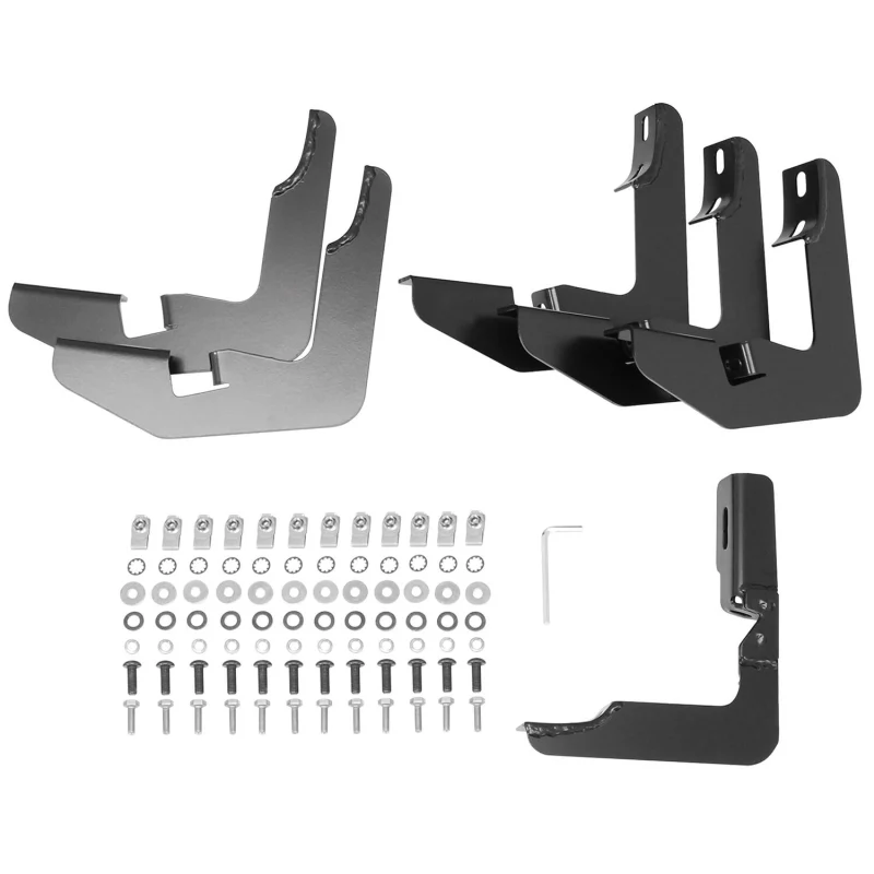 Westin PRO TRAXX 5 Oval Step Nerf Bars Black Steel For Double Cab Model 21-53715 - Image 2
