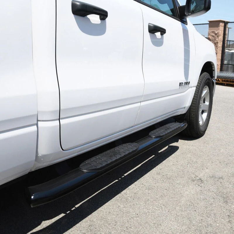 Westin PRO TRAXX 5 Oval Step Nerf Bars Black Steel For Quad Cab Model 21-54095 - Image 3