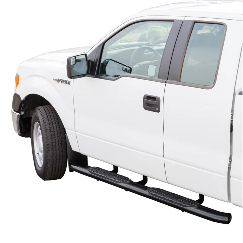 Westin PRO TRAXX 5 Oval Step Nerf Bars Black Steel For Super Cab Model 21-53515 - Image 2