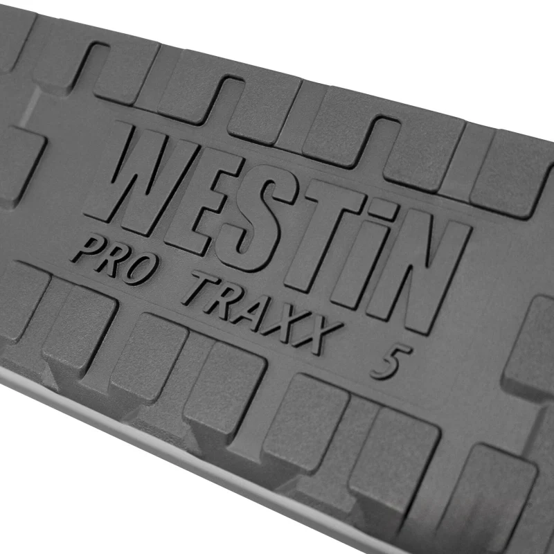 Westin PRO TRAXX 5 Oval Step Nerf Bars Black Steel Model 21-53705 - Image 2