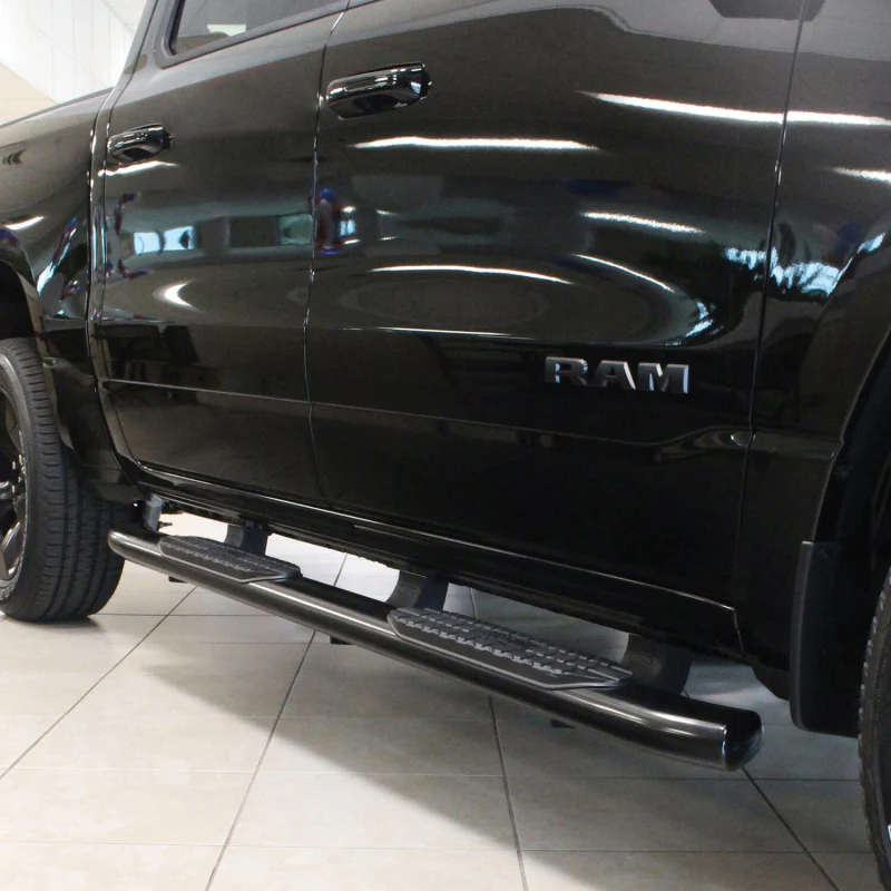 Westin PRO TRAXX 5 Oval Step Nerf Bars Black Steel Model 21-54085 - Image 3