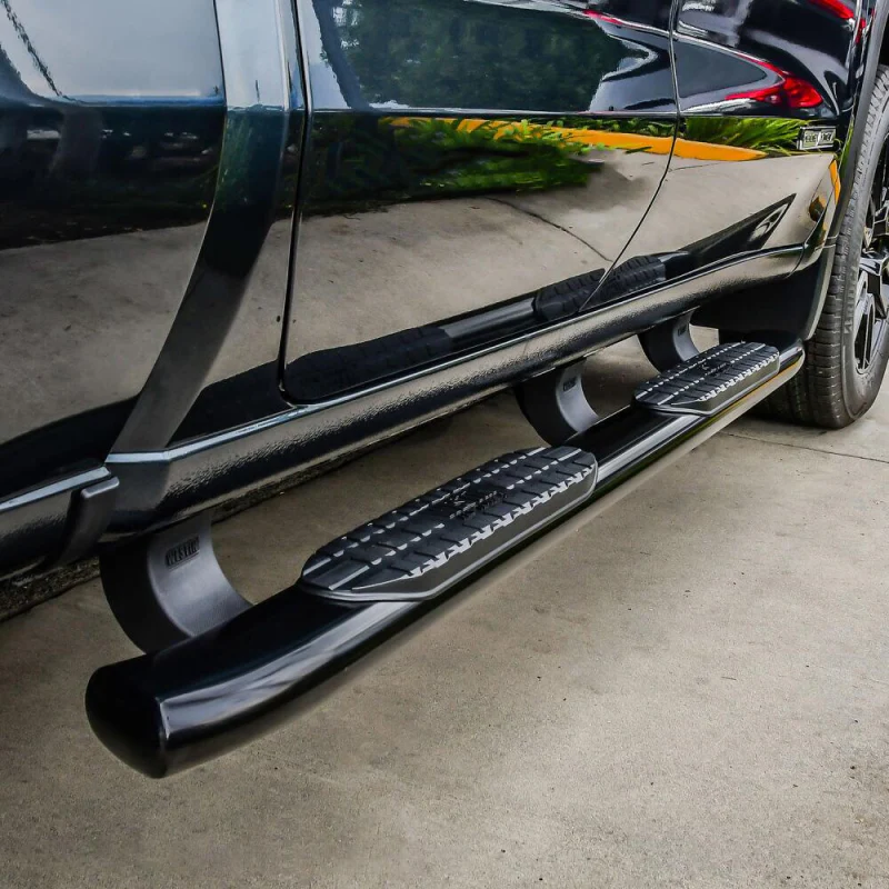 Westin PRO TRAXX 5 Oval Step Nerf Bars Black Steel Model 21-54125 - Image 2