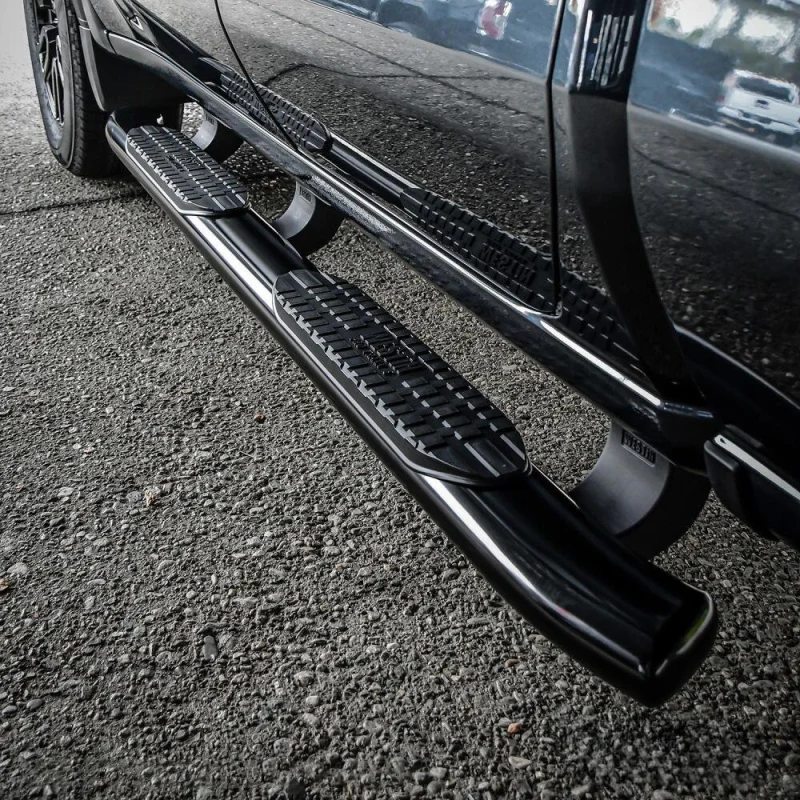 Westin PRO TRAXX 5 Oval Step Nerf Bars Black Steel Model 21-54125 - Image 4