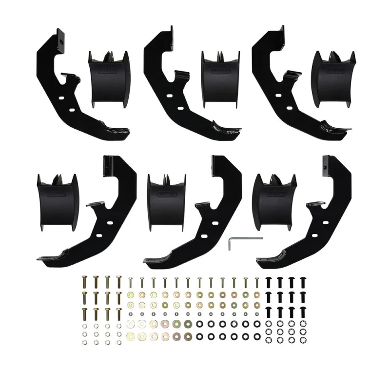 Westin PRO TRAXX 5 Oval Step Nerf Bars Black Steel Model 21-54125 - Image 5