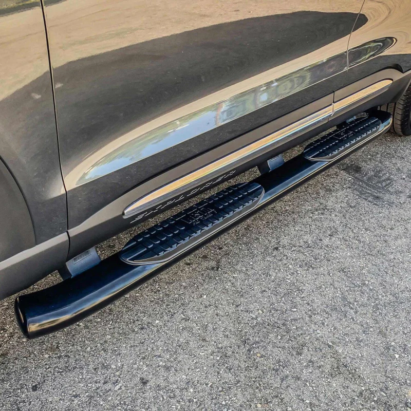 Westin PRO TRAXX 5 Oval Step Nerf Bars Black Steel Model 21-54175 - Image 2