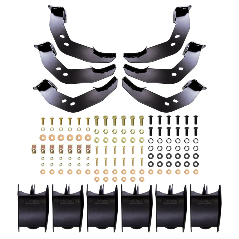 Westin PRO TRAXX 5 Oval Step Nerf Bars Black Steel Model 21-54175 - Image 4