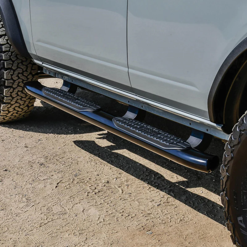 Westin PRO TRAXX 5 Oval Step Nerf Bars Black Steel Model 21-54195 - Image 4