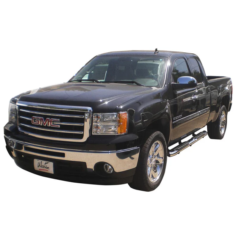 Westin PRO TRAXX 5 Oval Step Nerf Bars Polished Stainless Steel For Double Cab Model 21-53710 - Image 2