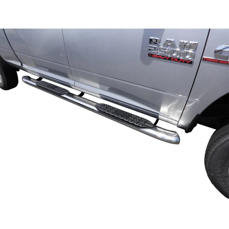 Westin PRO TRAXX 5 Oval Step Nerf Bars Polished Stainless Steel For Quad Cab Model 21-53550 - Image 2