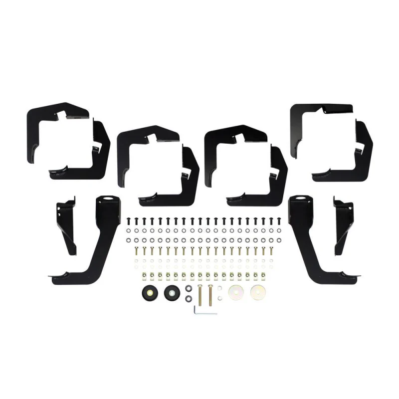 Westin PRO TRAXX 5 Oval Wheel to Wheel Step Nerf Bars Black For Quad Cab And Crew Cab Model 21-534315 - Image 6