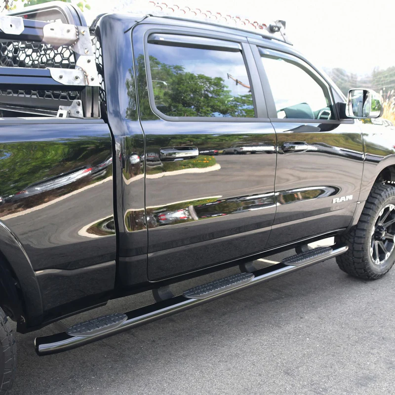 Westin PRO TRAXX 5 Oval Wheel to Wheel Step Nerf Bars Black Model 21-534705 - Image 3