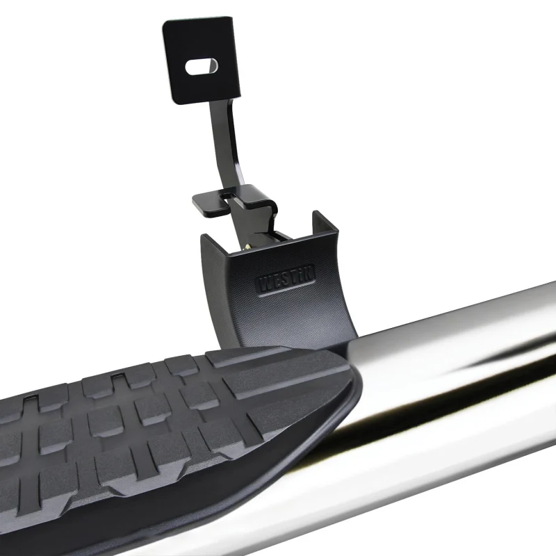 Westin PRO TRAXX 5 Oval Wheel to Wheel Step Nerf Bars Stainless Steel Model 21-534760 - Image 5
