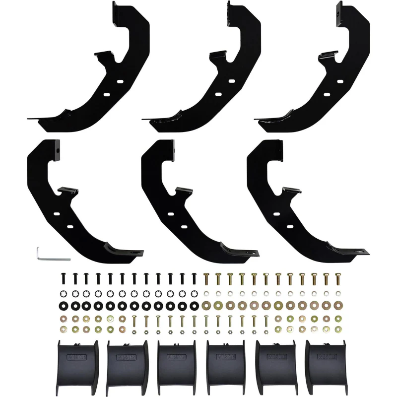 Westin PRO TRAXX 6 Oval Step Nerf Bars Black Steel Model 21-64135 - Image 6