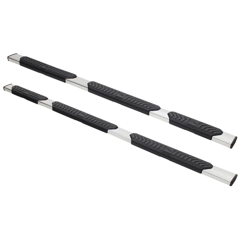 Westin R5 M-Series Wheel to Wheel Step Nerf Bars Polished Stainless Steel 5 in. For Quad Cab Model 28-534730
