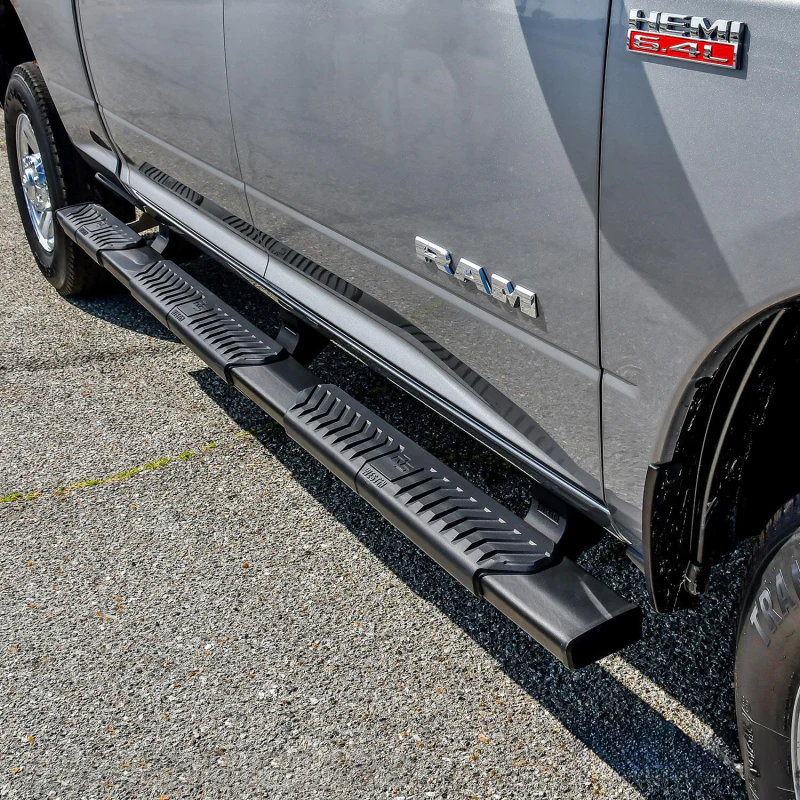 Westin R5 M-Series Wheel-to-Wheel Step Nerf Bars Textured Black Steel Model 28-534785