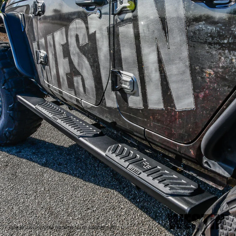 Westin R5 Step Nerf Bars 5 in. Black For Double Cab Model 28-51315 - Image 5