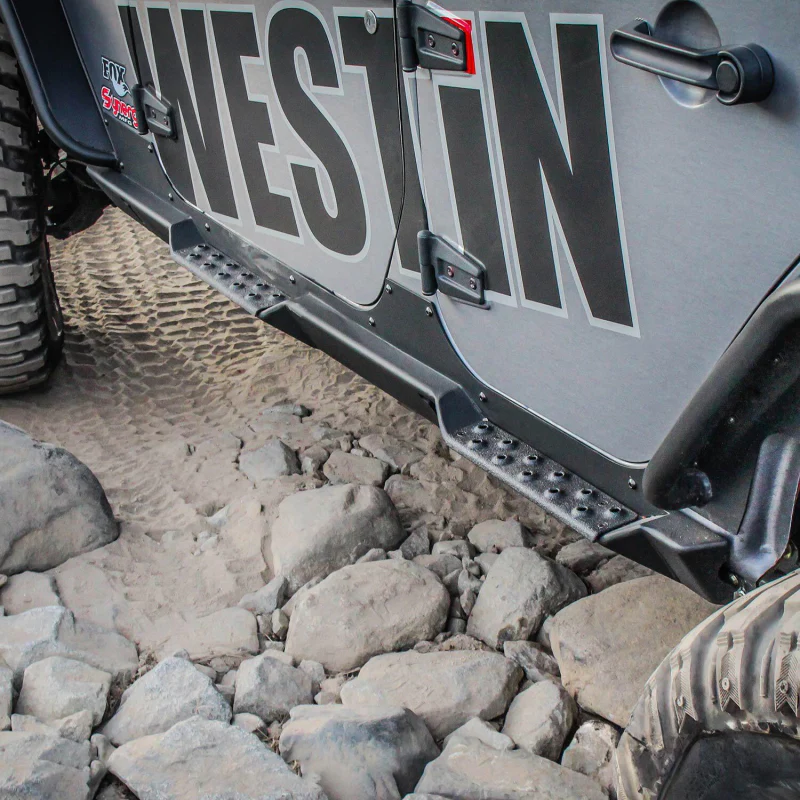 Westin Rock Sliders Steps Black Steel Model 42-7015 - Image 6
