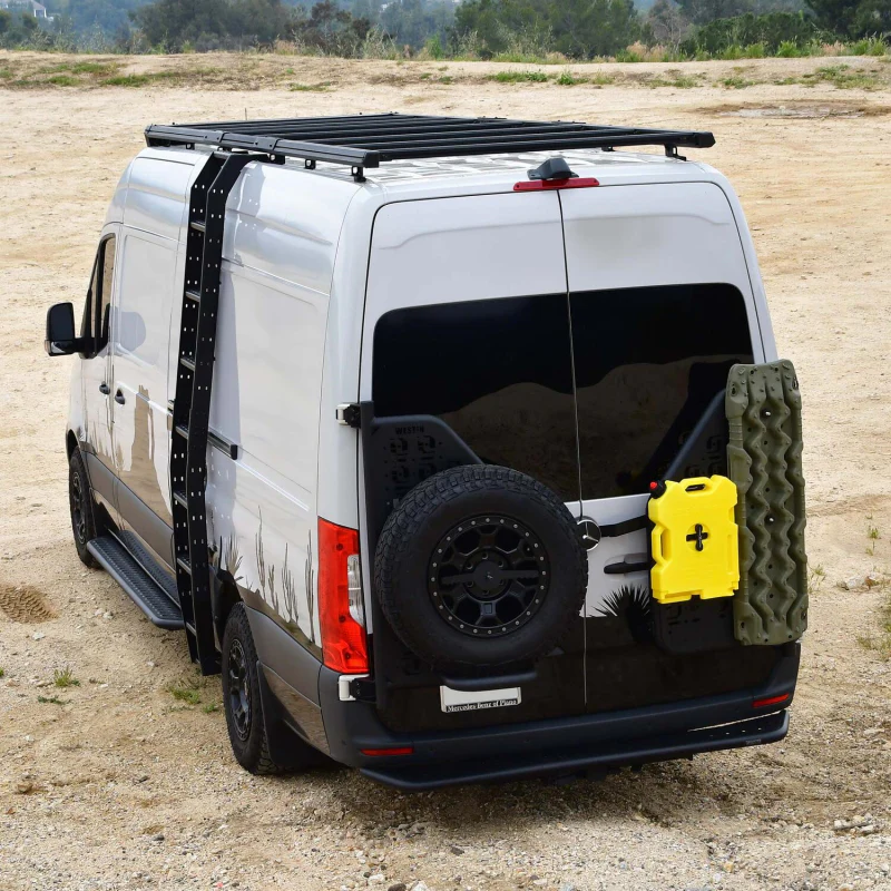 Westin Side Ladder for Mesa Roof Rack Textured Black Model 15-00035 - Image 5