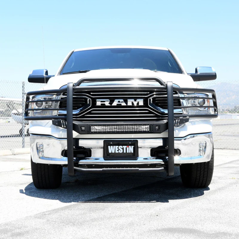 Westin Sportsman X Grille Guard Textured Black Steel Model 40-33545 - Image 5