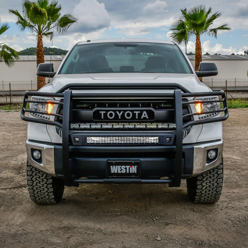 Westin Sportsman X Grille Guard Textured Black Steel Model 40-33705 - Image 4