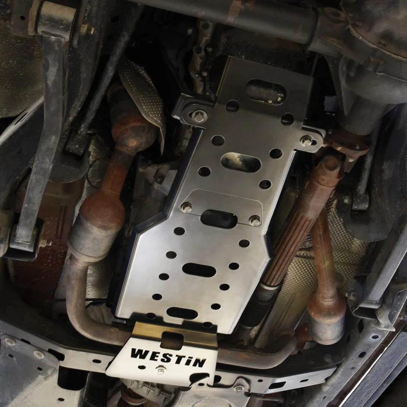 Westin Transmission Pan Skid Plate Textured Black Model 42-21125 - Image 5