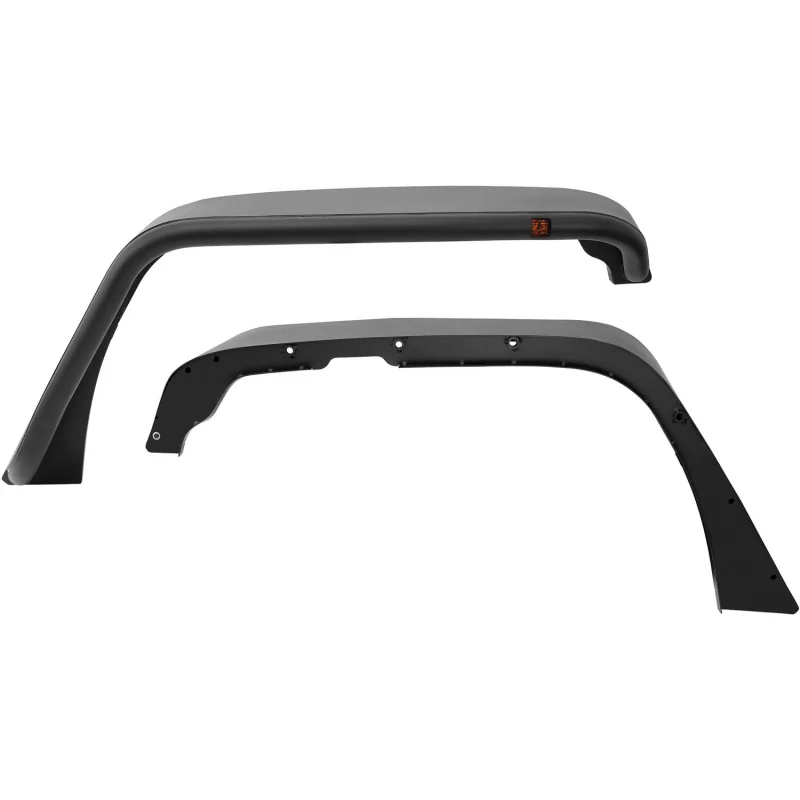 Westin Tube Fenders Front Pair Steel w/Textured Black Finish Model 62-1005 - Image 3