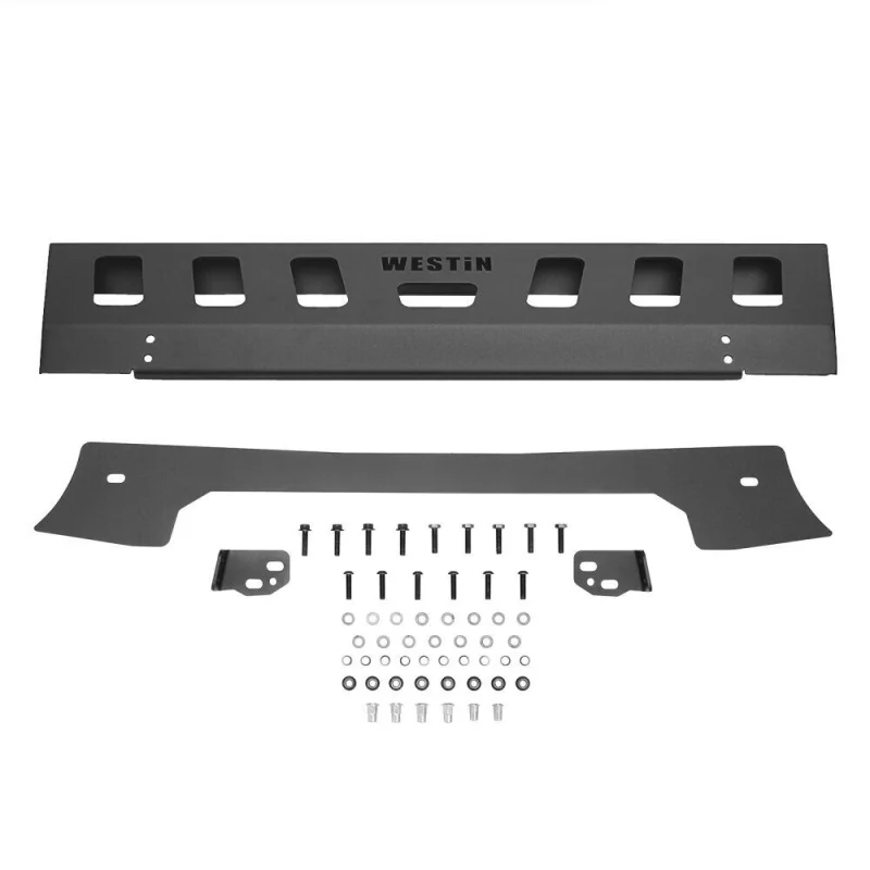 Westin WJ2 Front Bumper Skid Plate Textured Black Unlighted Model 59-80095 - Image 5