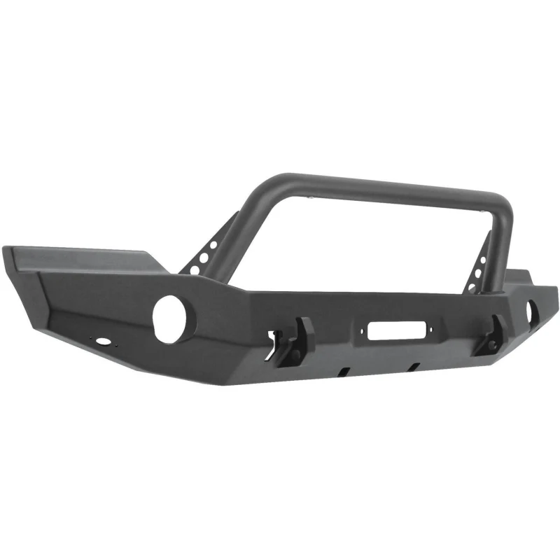 Westin WJ2 Full Width Front Bumper w/Bull Bar Steel Textured Black Model 59-80045 - Image 2